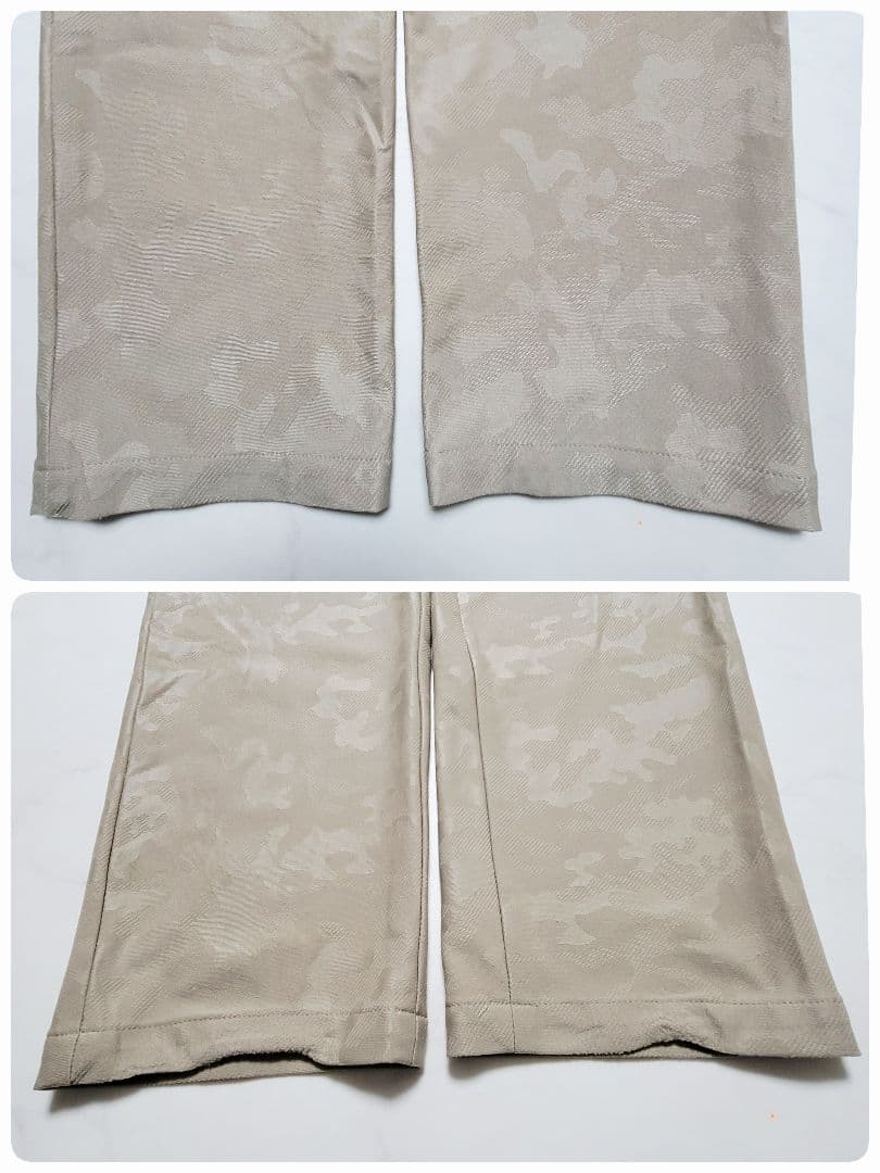 ブリーフィングゴルフ パンツ L 迷彩 ストレッチ メンズ　カモフラ　ベージュ