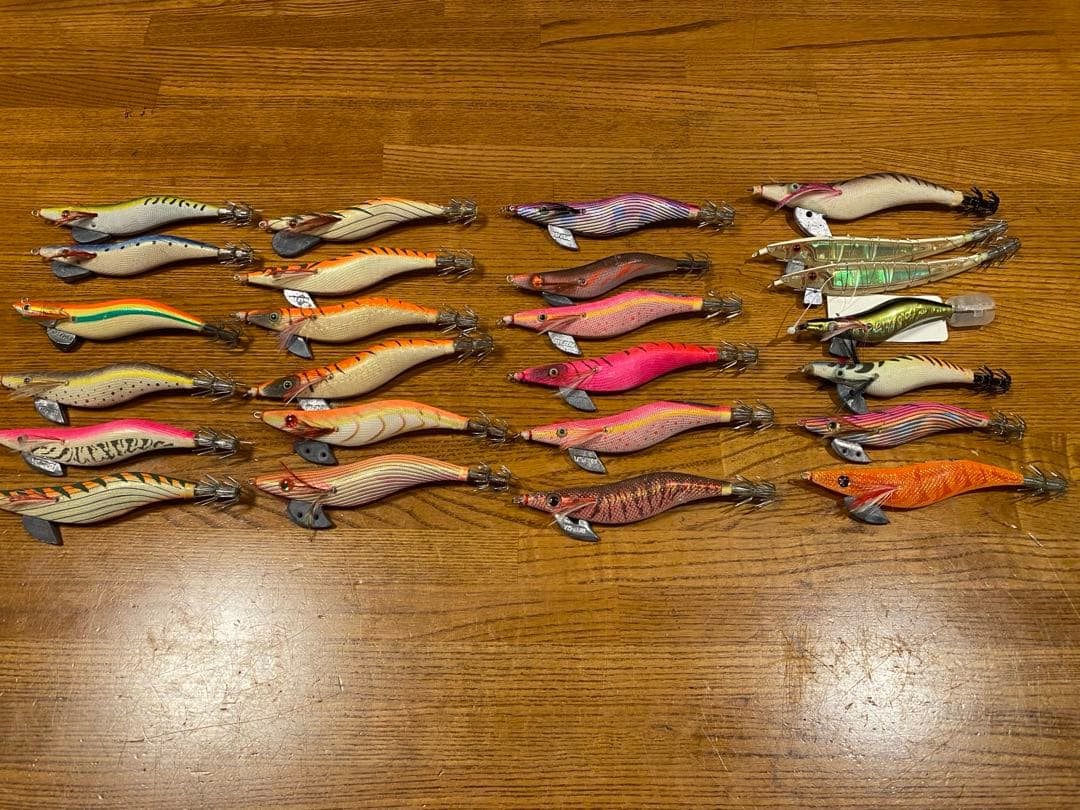 春アオリイカ用の餌木各種　25本セット売り　エギング