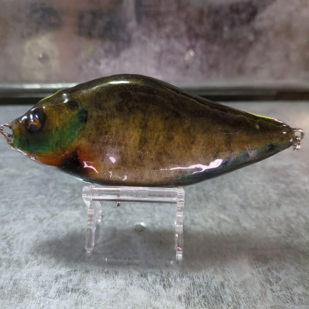 激レア　魚皮貼り　サルモスライダー　ブルーギル皮貼り　超リアル