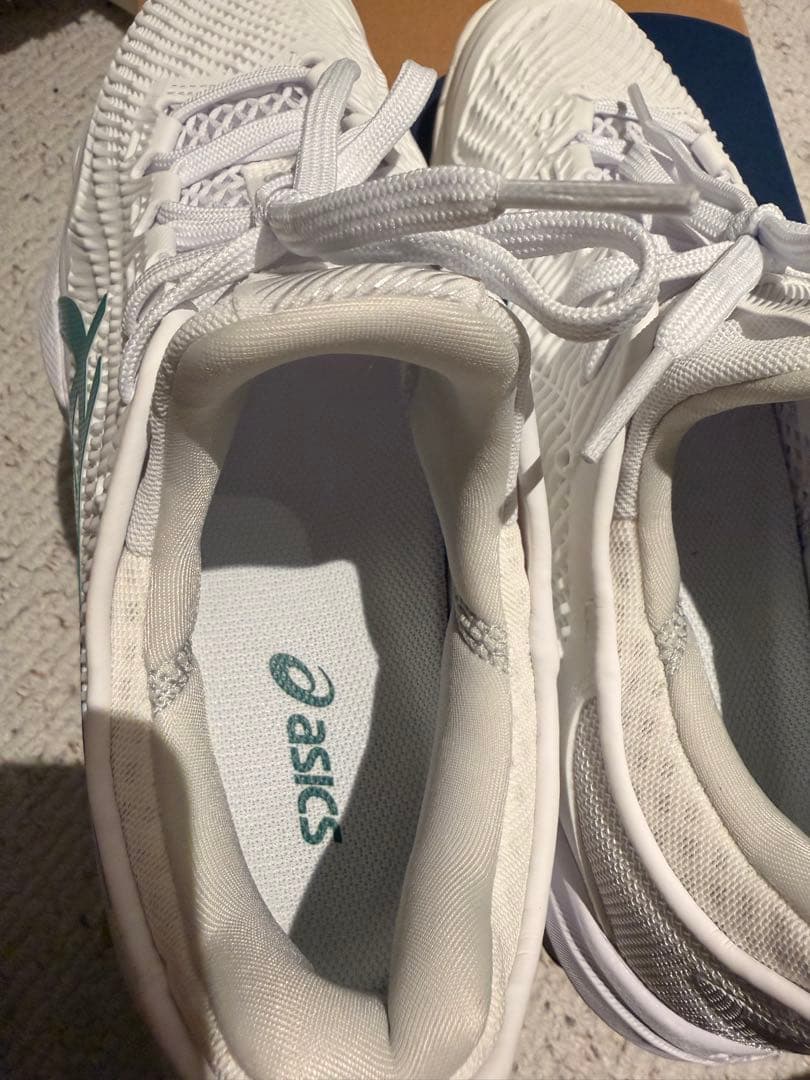 ASICS COURT FF 3 NOVAK ホワイト/ピッチグリーン 40