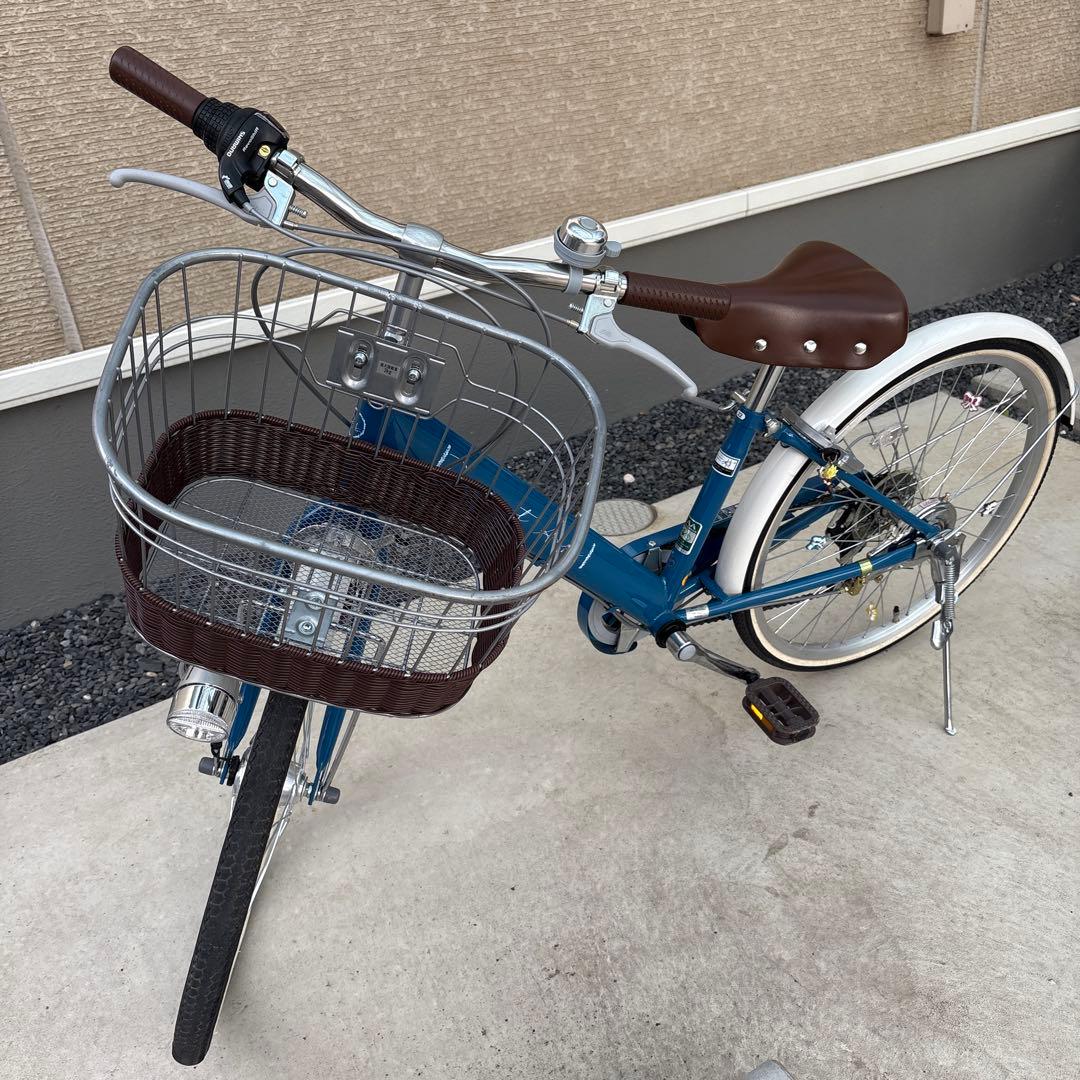 子供用自転車 22インチ ダカラットアンジュ ブルー アサヒサイクル購入