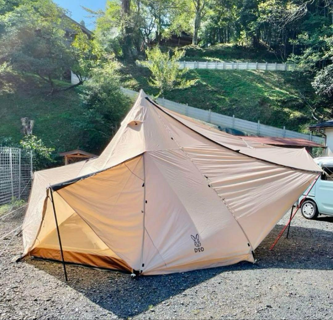 DODヤドカリテント、マット、シート、ビッグタープポール、コンパクトタープポール