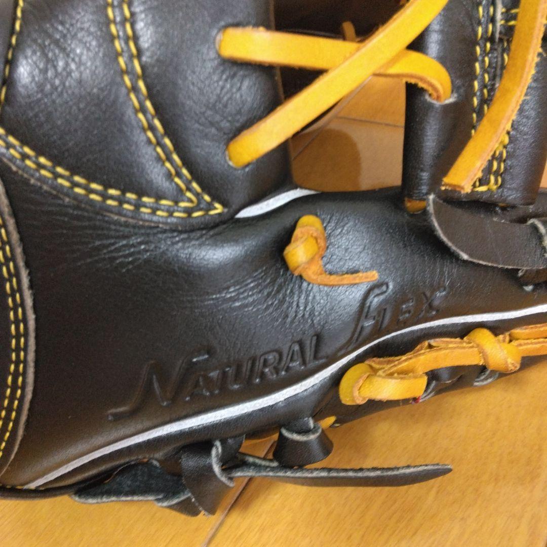 軟式野球グローブ　内野手用 Natural Flex　+ボールと袋付き