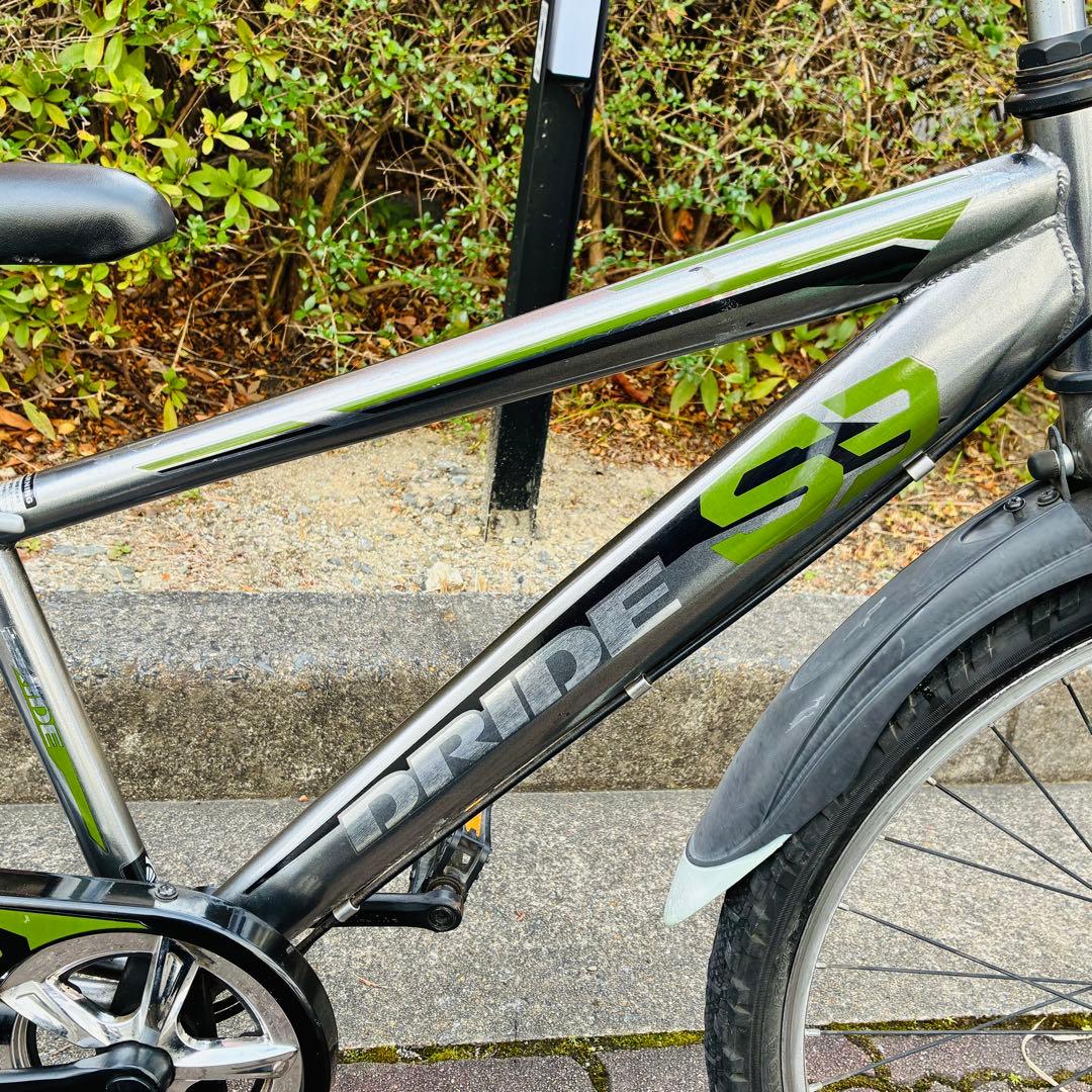 【大阪直接引き取り】◆ジュニア自転車 あさひ DRIDE シルバー◆24インチ