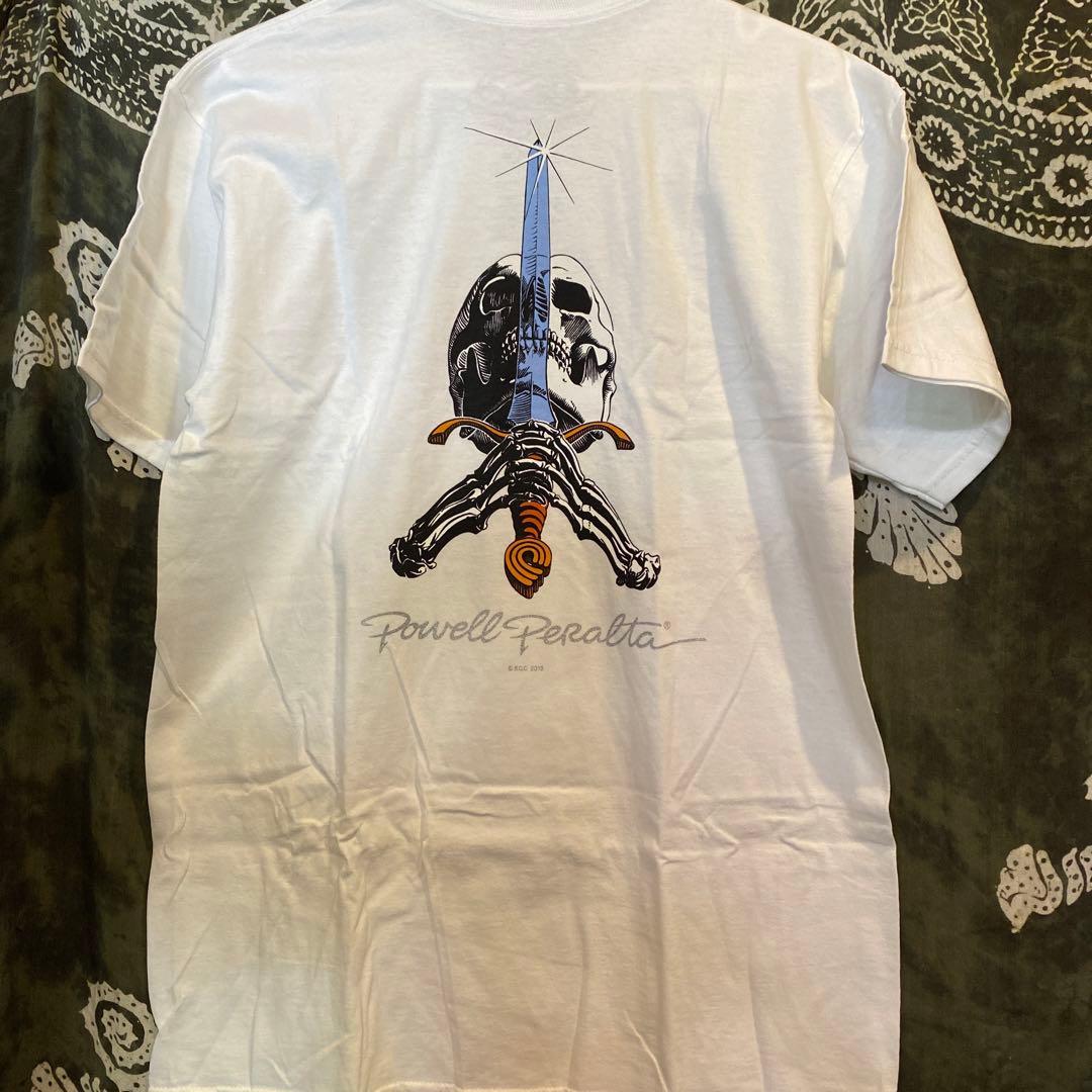 POWELLPERALT 2013's スケートTシャツ ホワイトMサイズ
