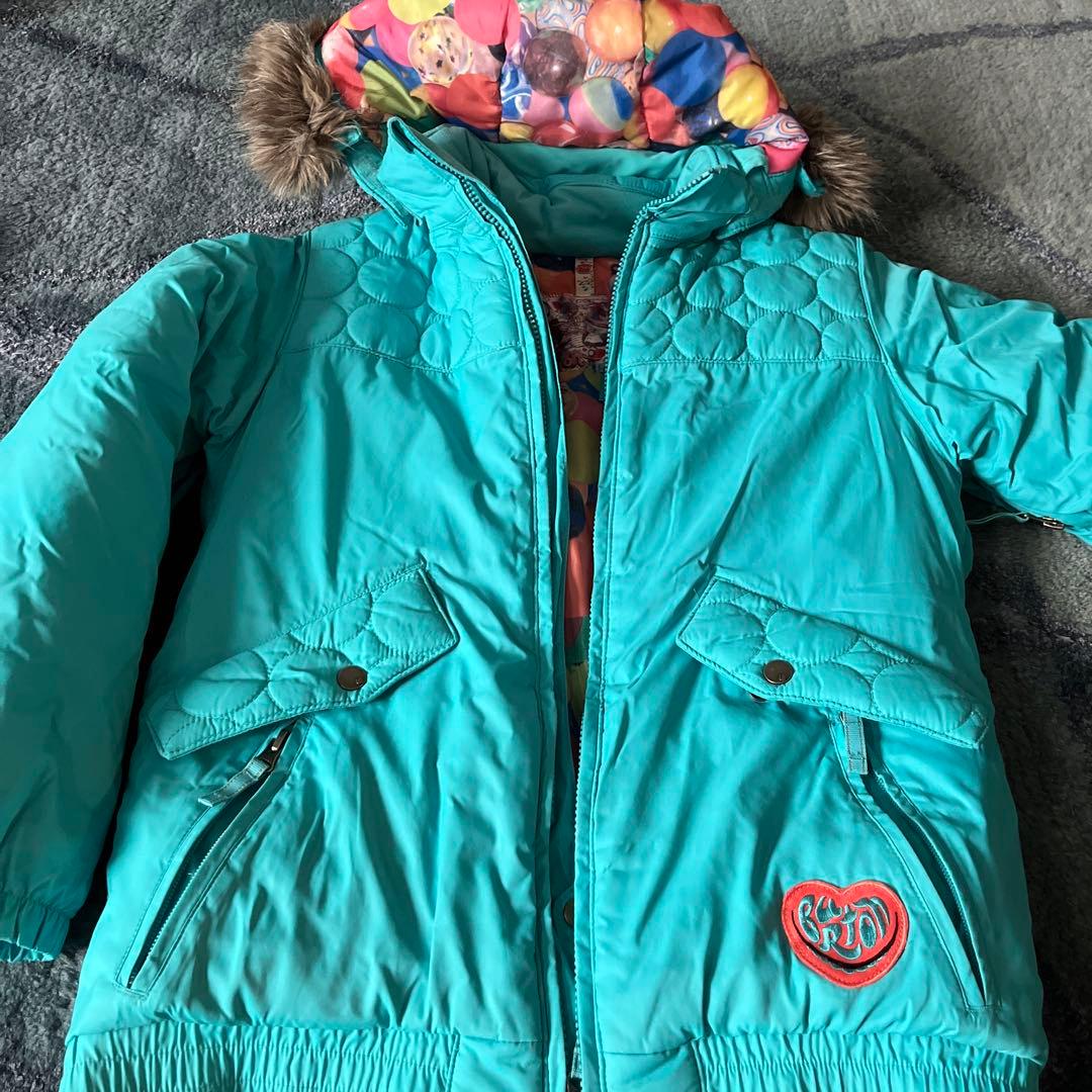 【美品】burton バートン　スキーウェア　上下　キッズＬ　レディース