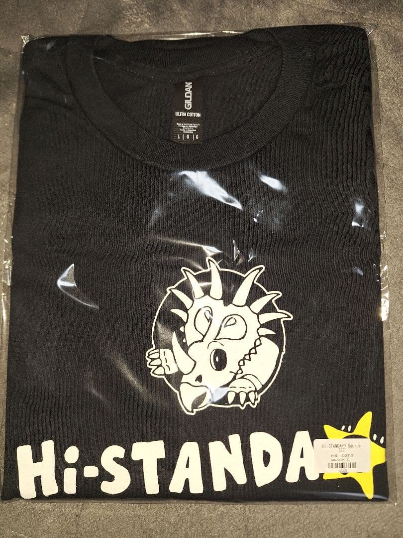 Hi-STANDARD Saurus TEE　黒　L
