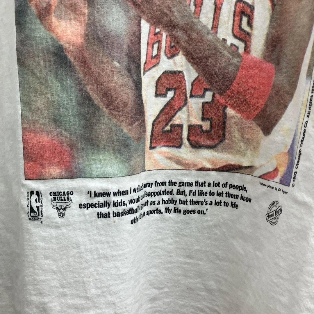 【NBA Tシャツ】マイケルジョーダン ニュースペーパー 1993.10.13