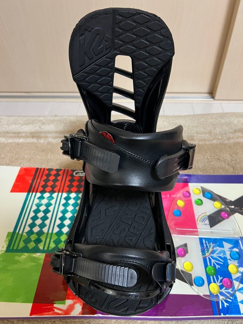 レディース用ロキシースノーボード143CM ビンディングM K2