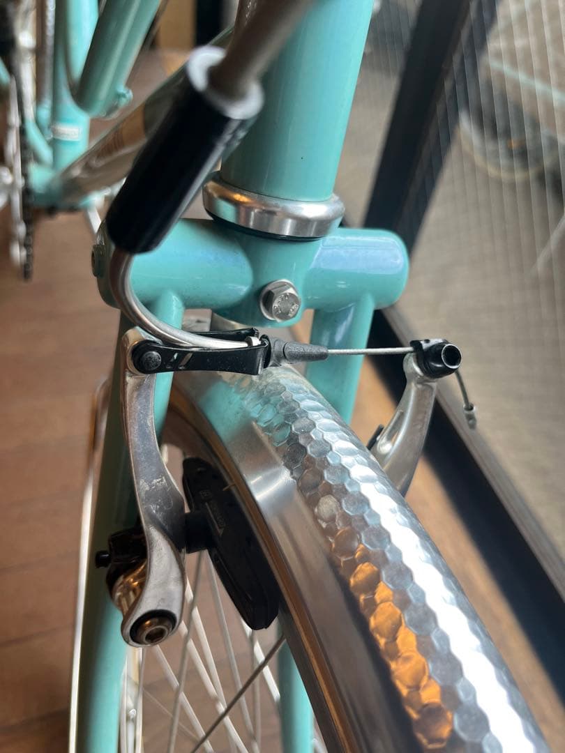m*2様 BIANCHI merloビアンキ メルロー ミントグリーン 小径自転