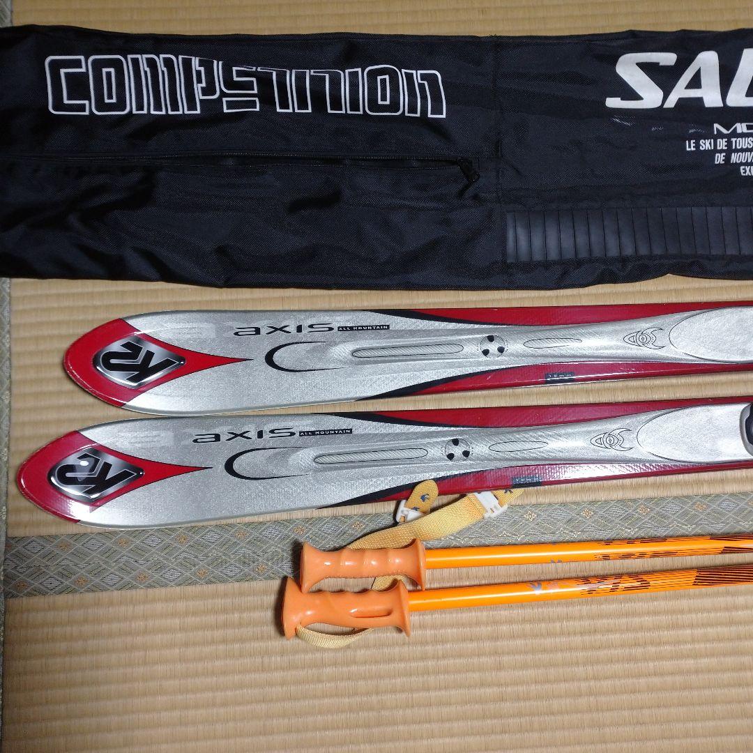 K2のスキー板とSALOMONのビンディングの スキーセット