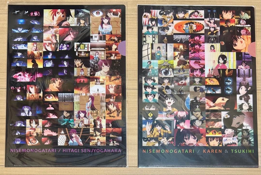 化物語 傷物語 物語シリーズ　未開封 クリアファイルセット