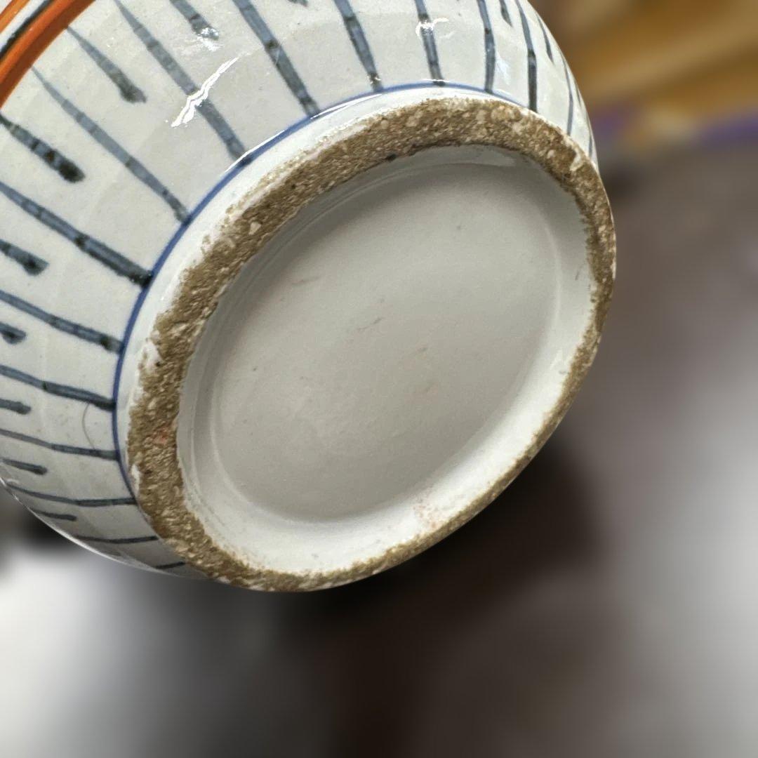骨董　蔵出し　古伊万里？　陶磁器 花瓶 鳥のデザイン