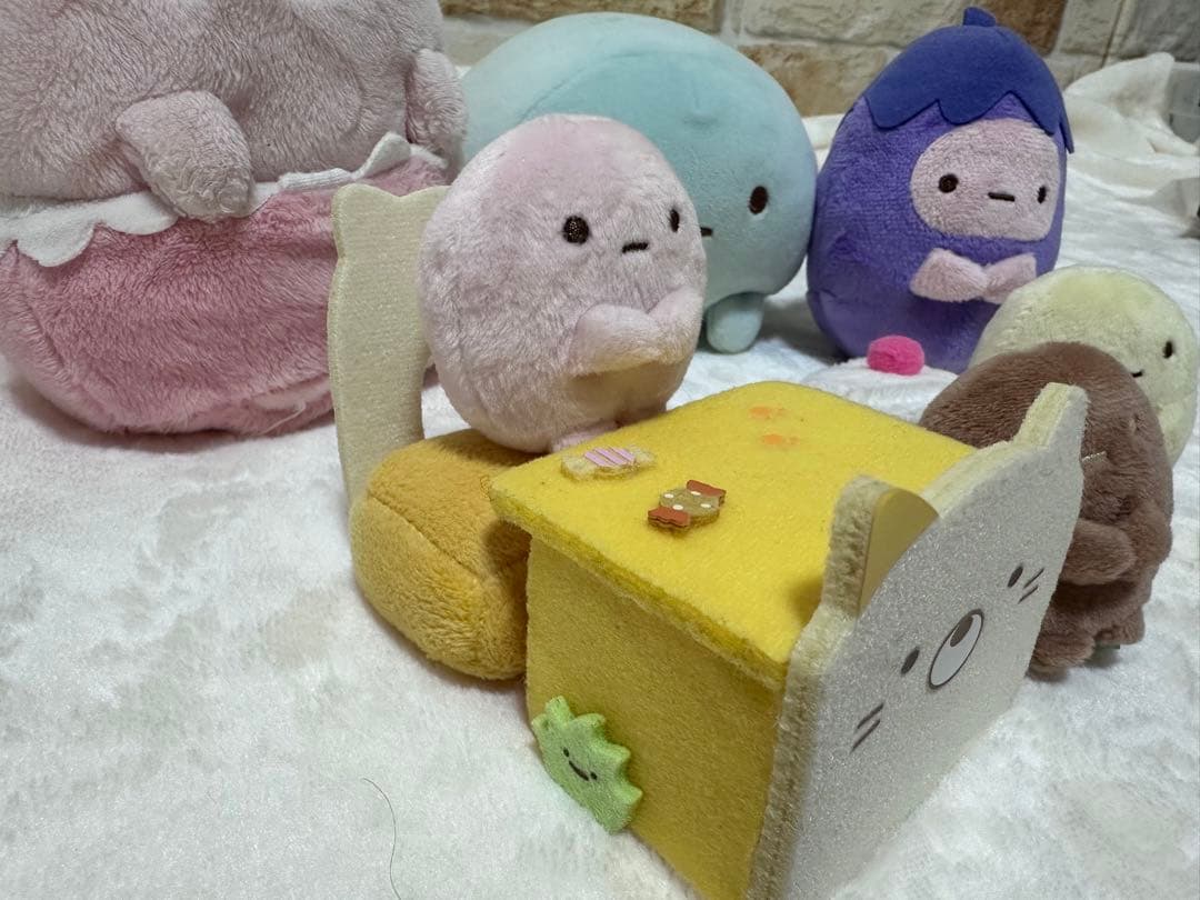 d*9様 すみっコぐらし たぴおかメイン てのりぬいぐるみお着替え付きセット