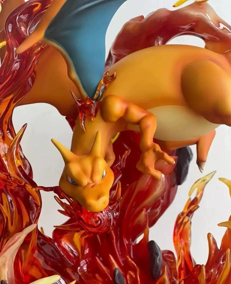 ポケモン リザードン フィギュア 炎エフェクト付き 21cm ビック フィギュア