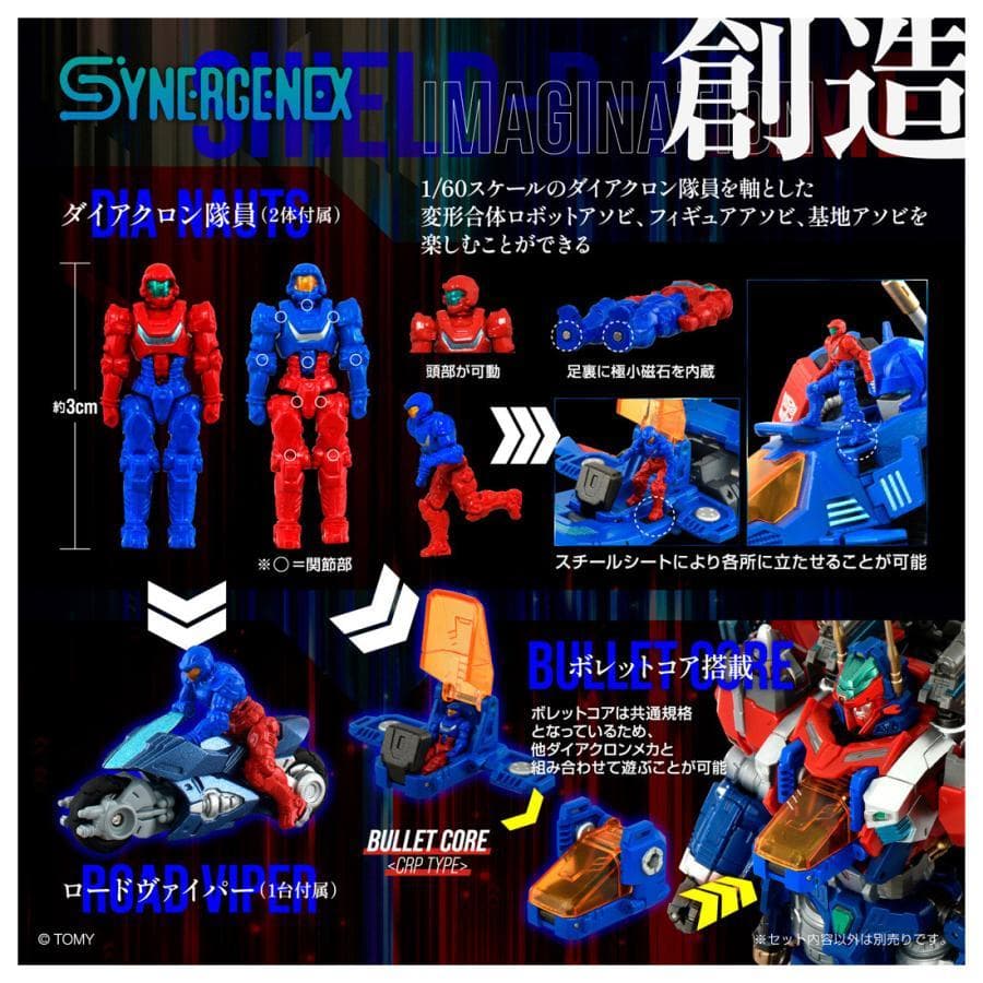 トランスフォーマー×ZOIDS×ダイアクロン シールドDプライム T-SPARK