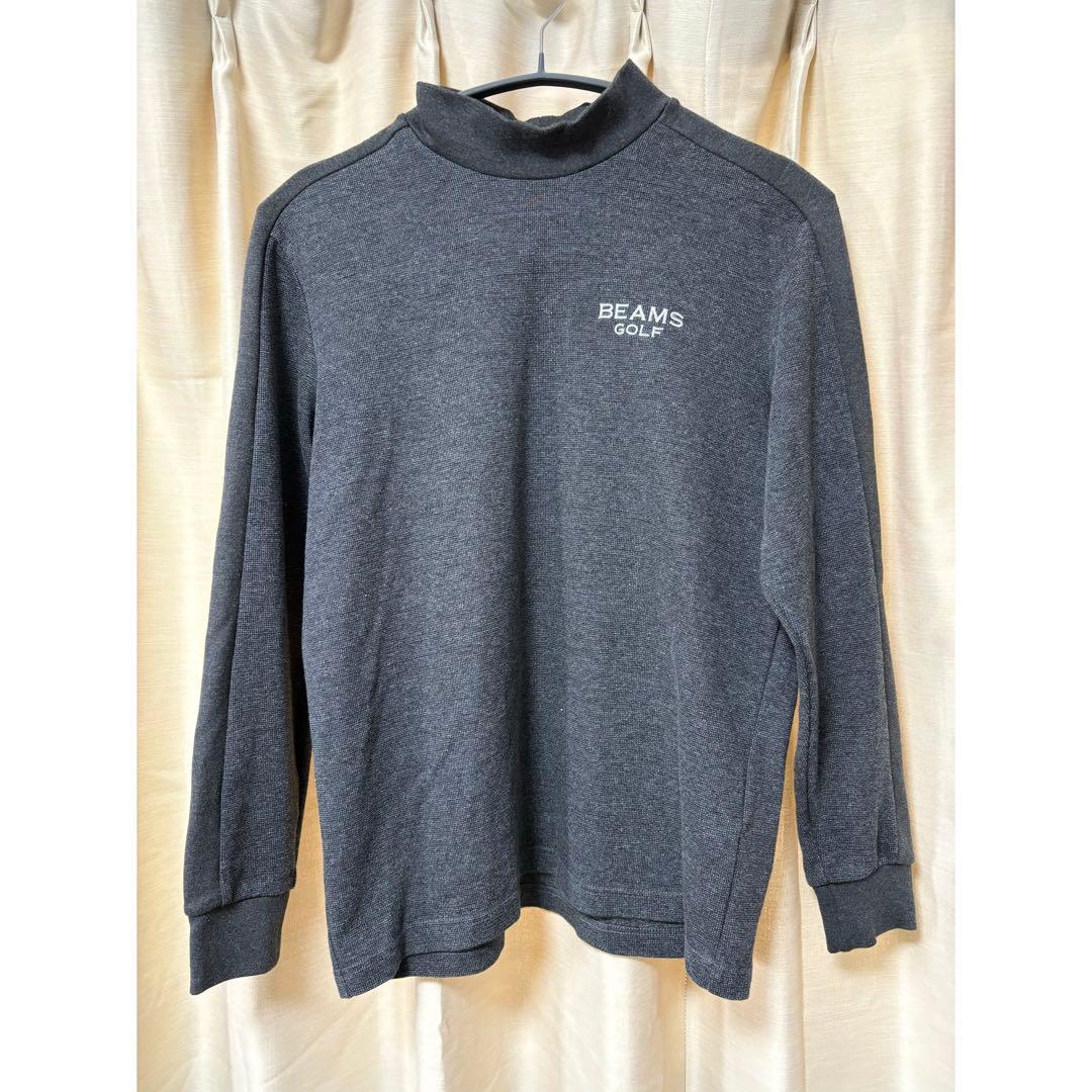 BEAMS GOLF ビームスゴルフ モックネック 長袖 ゴルフウェア グレー