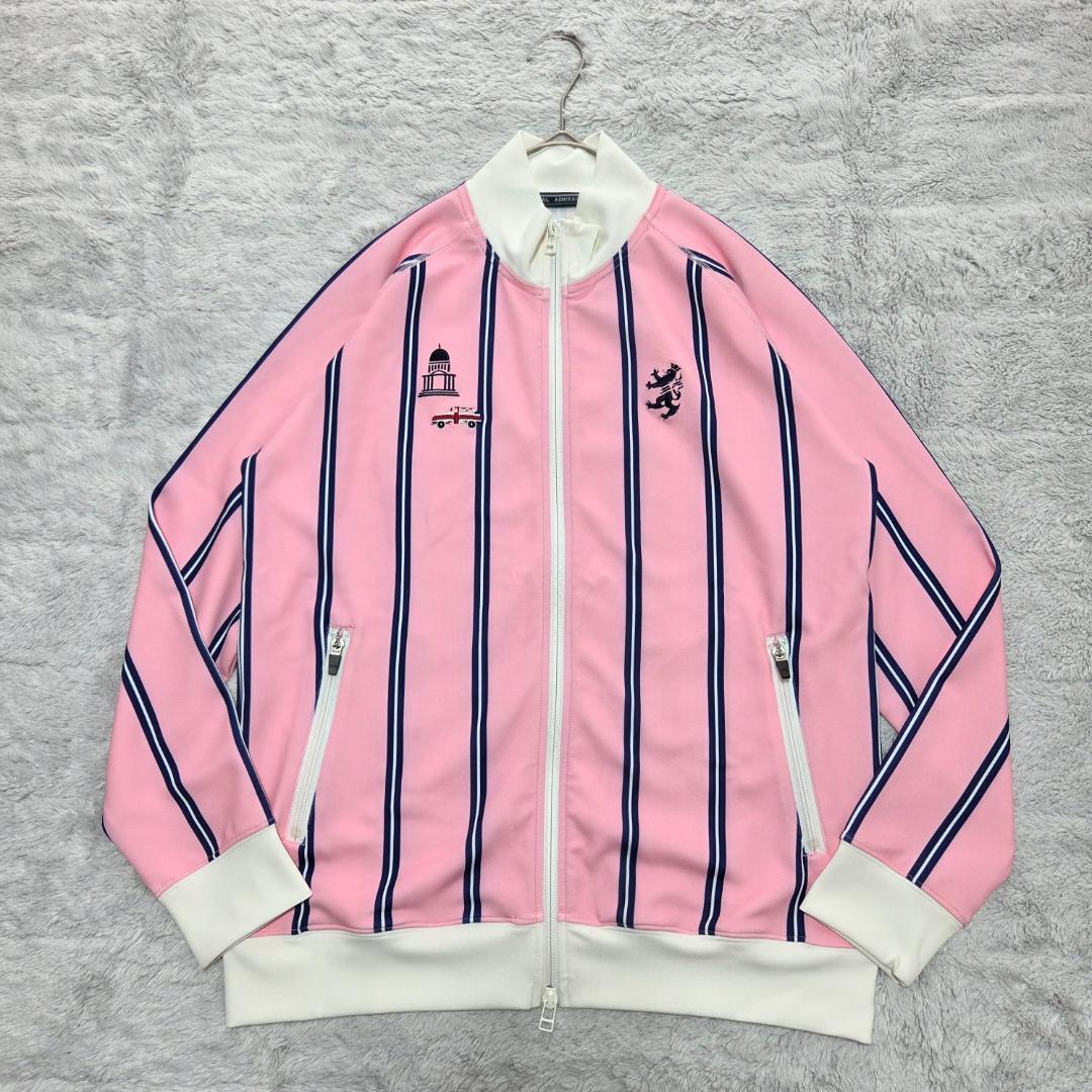 アドミラルゴルフadmiral golf　ジャージJK　ピンク　ストレッチ　L