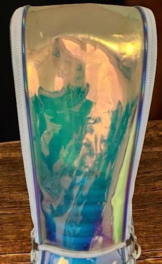 送料無料/超美品　HONMA 虹色エナメル高級キャディバッグ