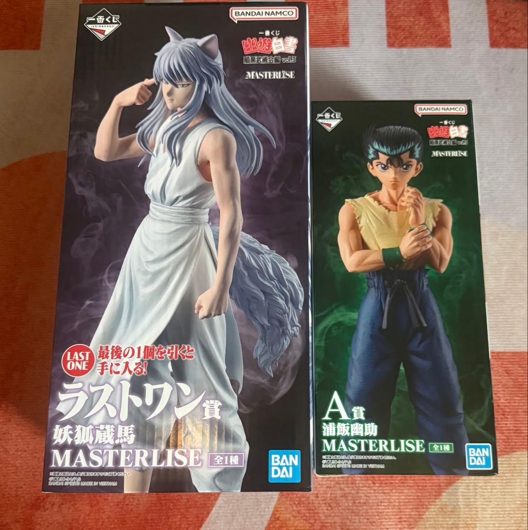 幽遊白書 一番くじ フィギュア 幽助 蔵馬