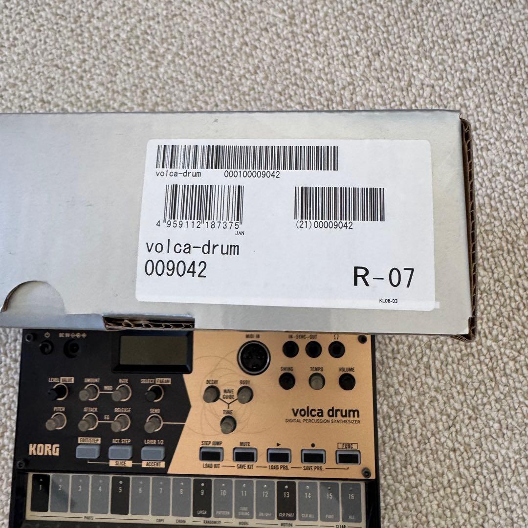鍵盤楽器 KORG volca drum