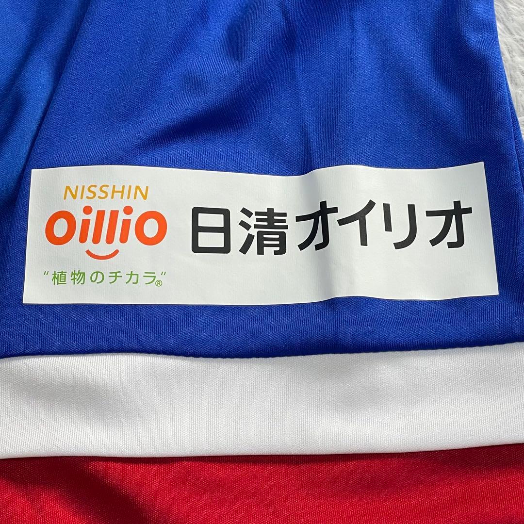 アディダス　サッカーシャツ　ゲームシャツ　横浜F・マリノス　ボーダー　Lサイズ