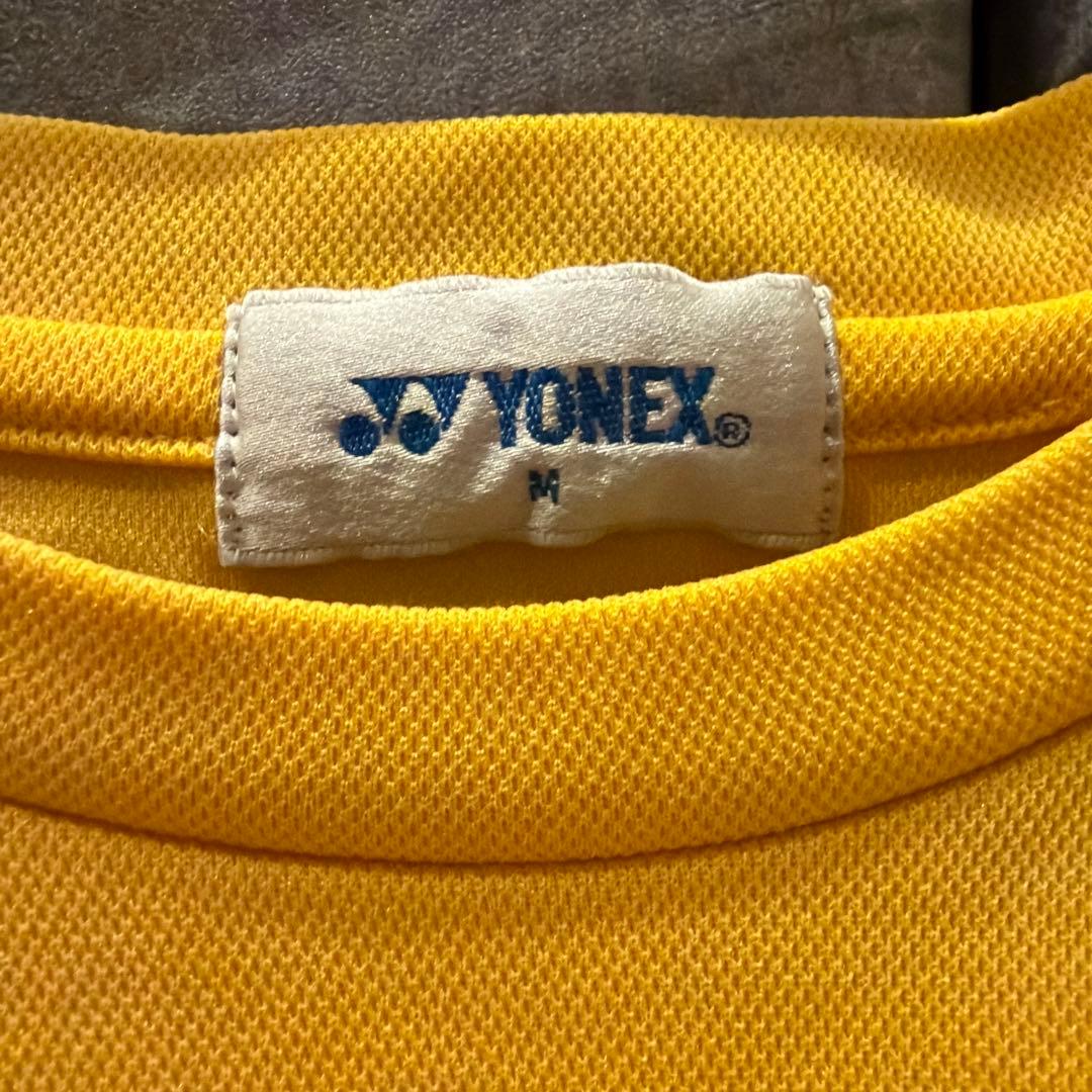 YONEX トナミ ヒョウ柄 Tシャツ M 黄色　トナミ 運輸