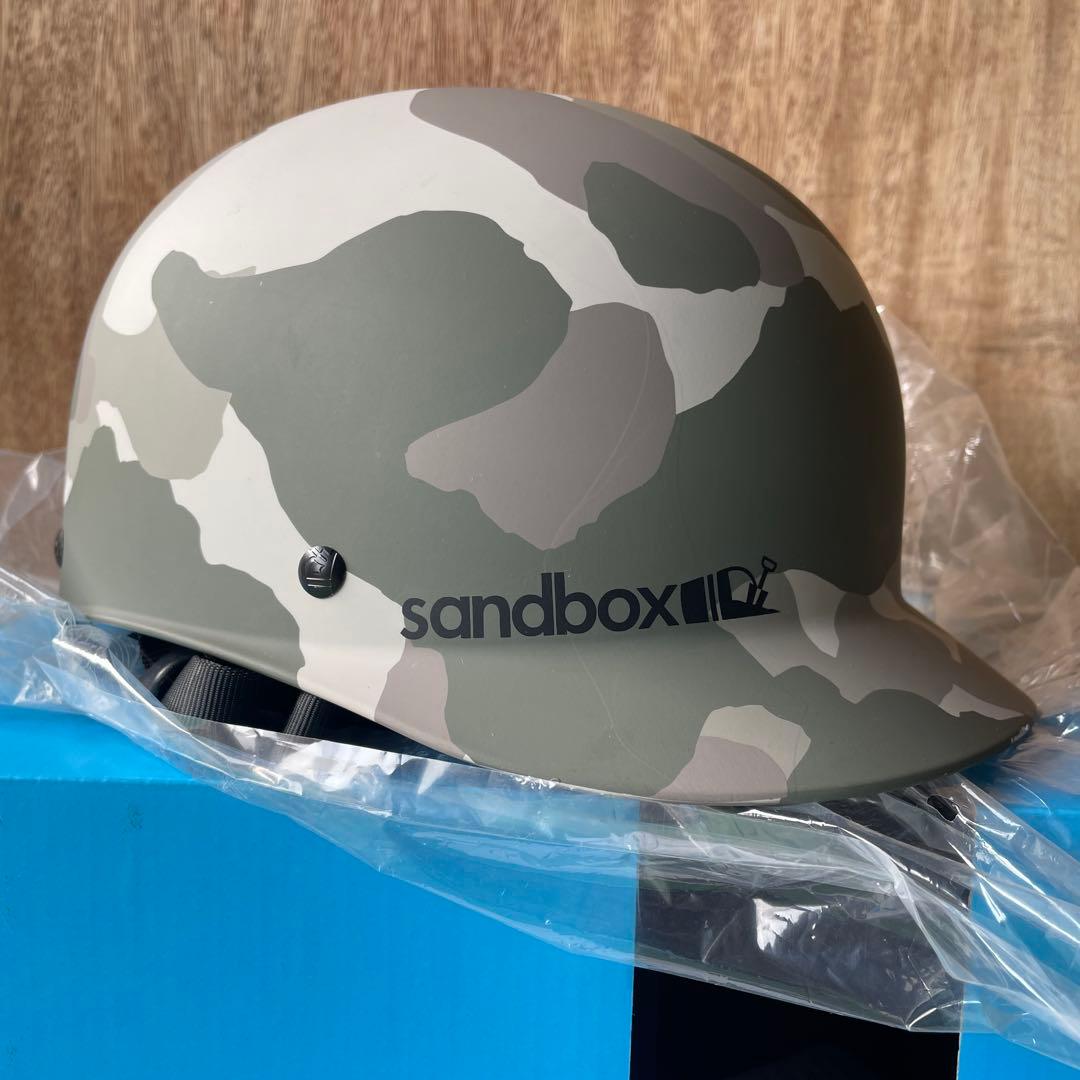 【送料込み】★サンドボックス ヘルメット★カモフラ 迷彩-M美品★sandbox