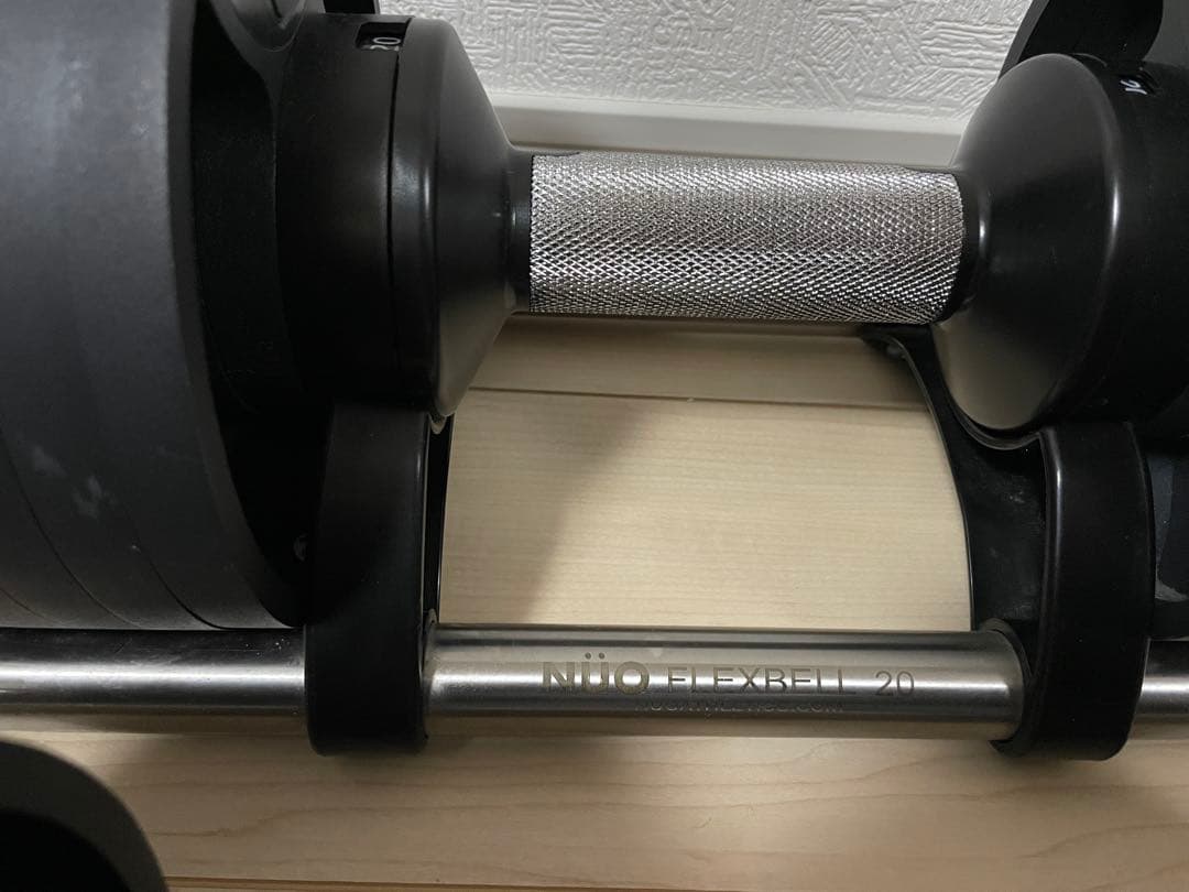 ヌオベル 20kg NUO FLEXBELL 20 可変式ダンベル　セット①