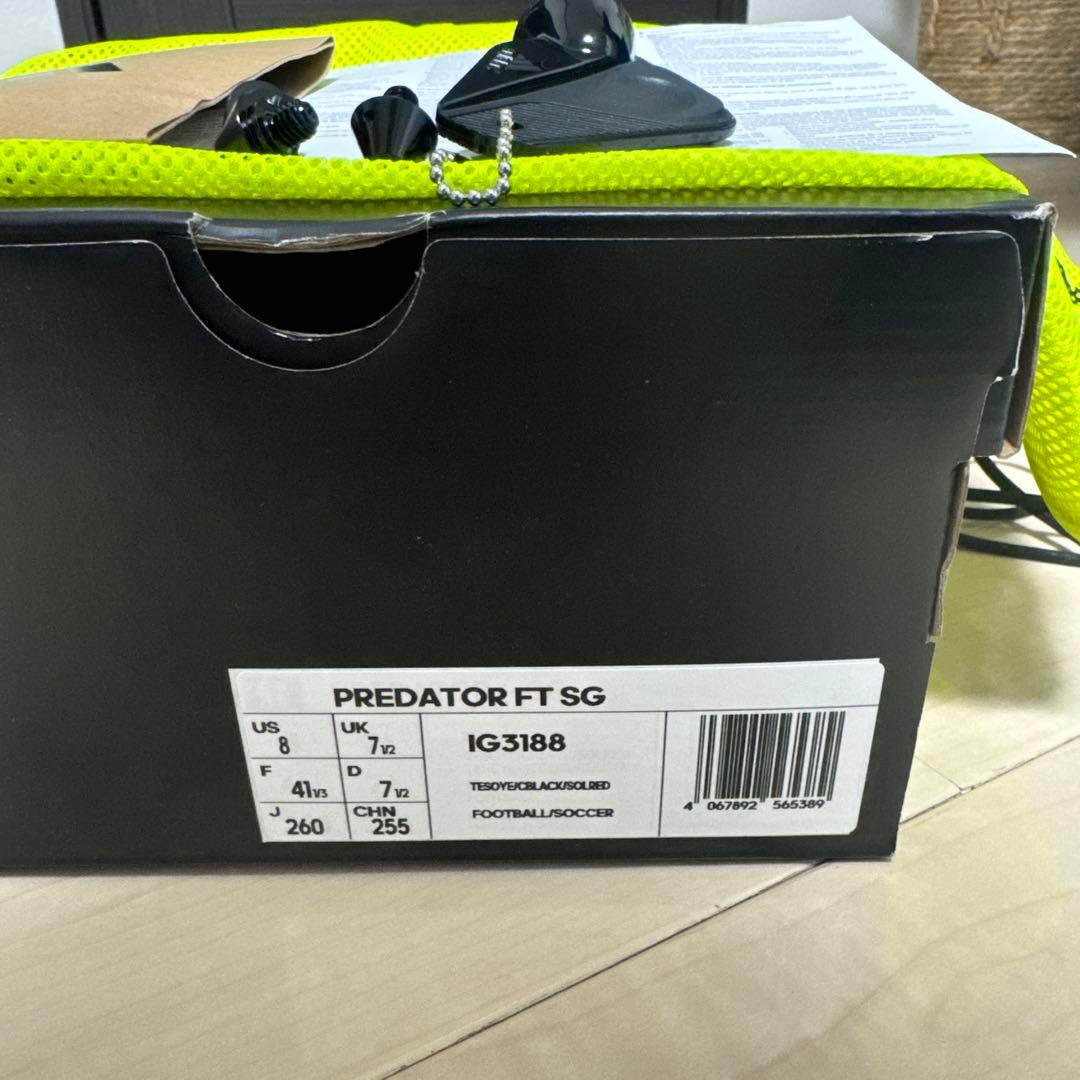 adidas Predator FT SG IG3188 26.0センチ