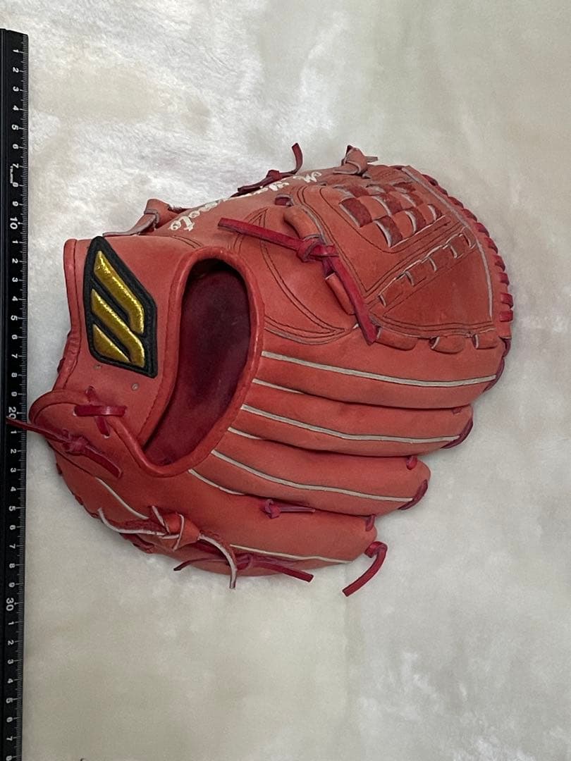 【*Y様 Mizuno pro レッド野球グローブ