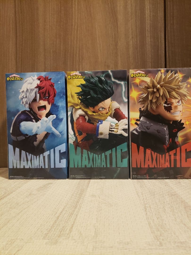 僕のヒーローアカデミア MAXIMATIC 轟焦凍 緑谷出久 爆豪勝己 3種