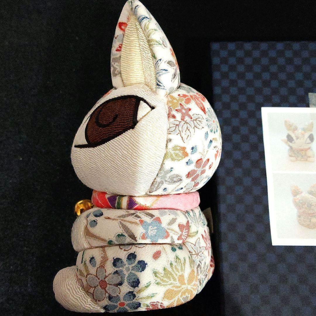 猫のダヤン　まねきダヤン　原画展限定　加賀友禅正絹　サイン入り　新品