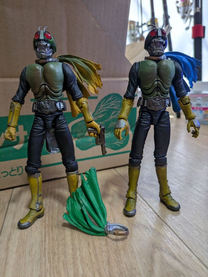 SIC仮面ライダー ショッカーライダー1号、2号？付きアクションフィギュア