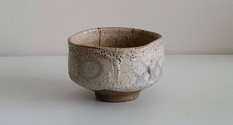 絵志野茶碗