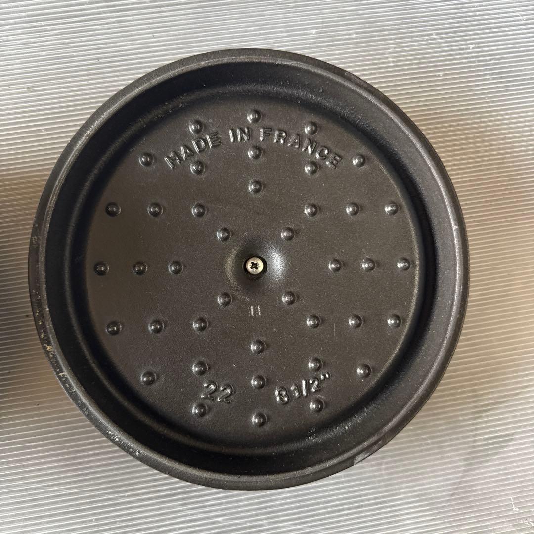 STAUB LA COCOTTE 鍋 22cm 現状品