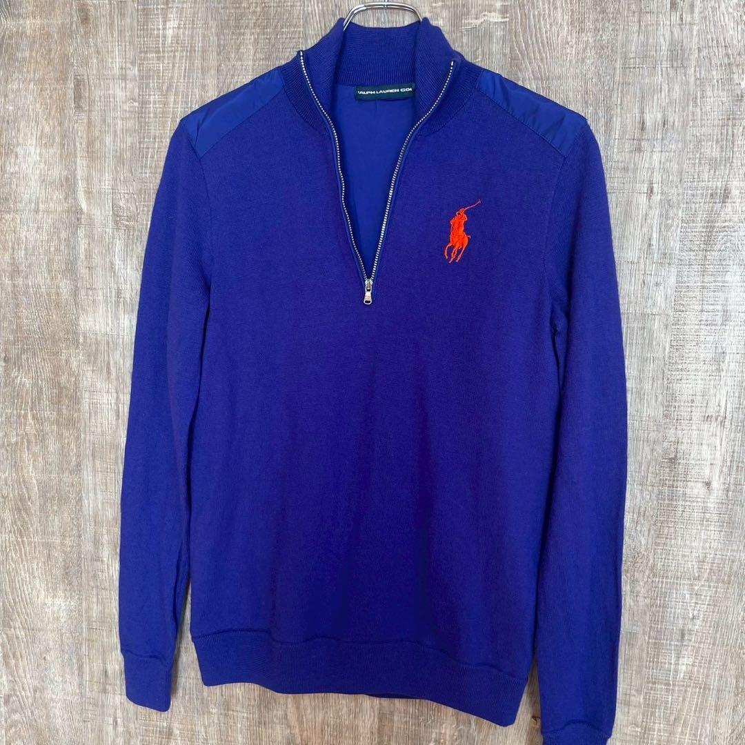 RALPH LAUREN GOLF ラルフローレン ゴルフニット青 M
