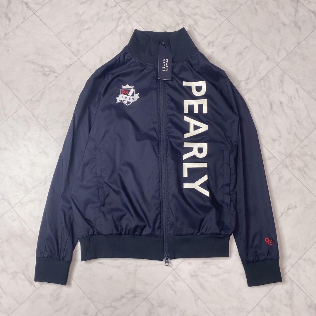 新品✨PEARLY GATES ネイビー　ジップアップジャケット　ゴルフウェア