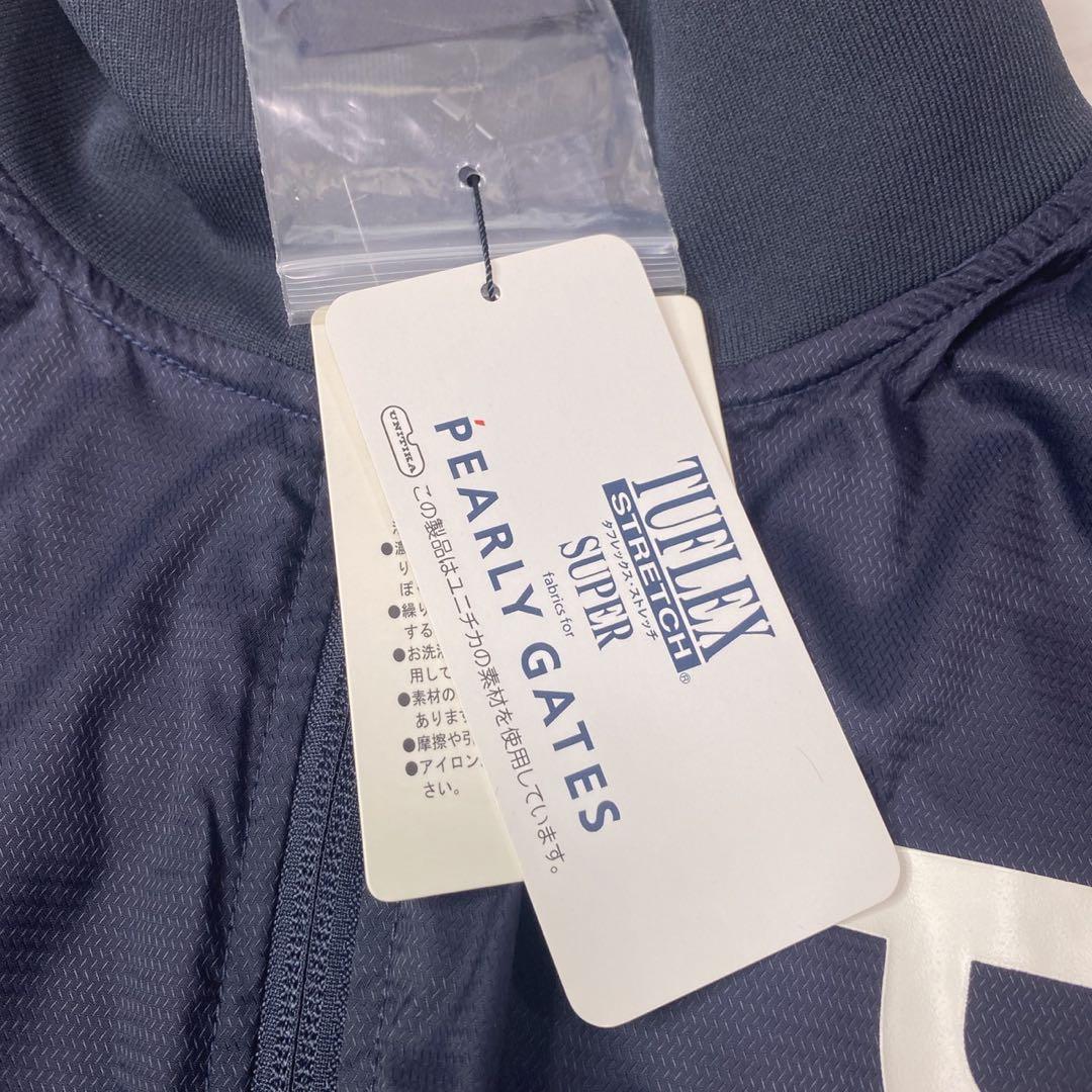 新品✨PEARLY GATES ネイビー　ジップアップジャケット　ゴルフウェア