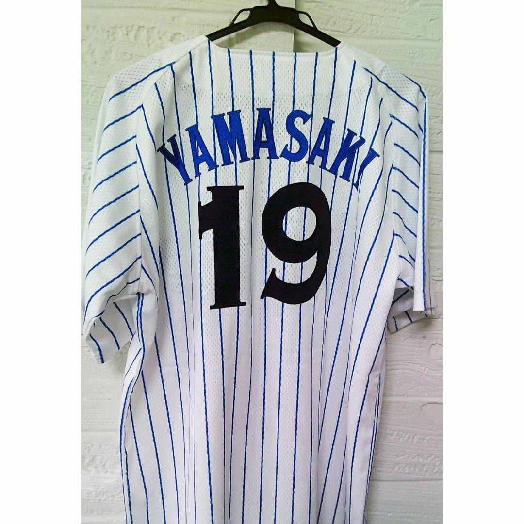 復刻O《横浜DeNAベイスターズ》野球ユニフォーム刺繍■山崎１９開幕応援☆日本一
