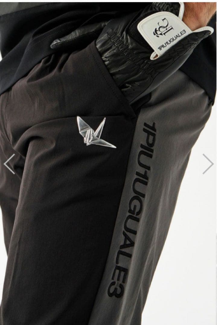 1piu1uguale3 ADP ZIP SLACKS BLACK サイズM