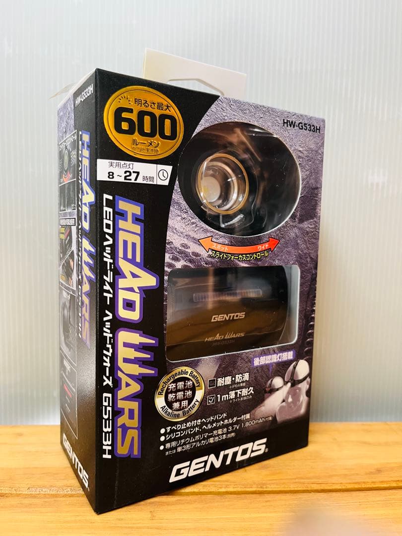LED ヘッドライト 600ルーメン HW-G533H 2個
