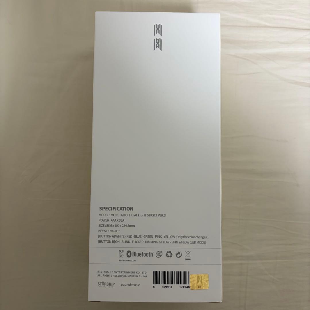 アイドル MONSTA X OFFICIAL LIGHT STICK VER.3