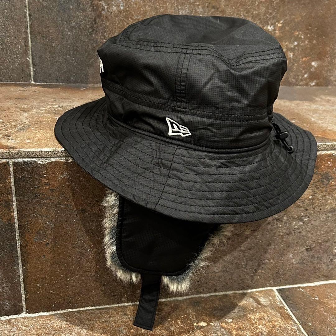 NEW ERA OUTDOOR HAT ハット 黒 ドッグイヤー ゴルフ
