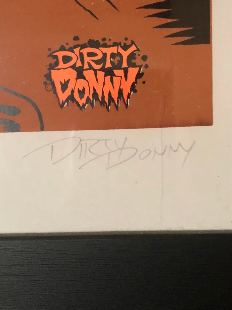 HELLACOPTERS シルクスクリーンポスター DIRTY DONNY