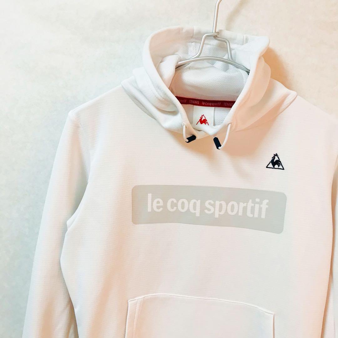 美品✳️lecoq sportif『ルコック スポルティフ テニスパーカー』白 M