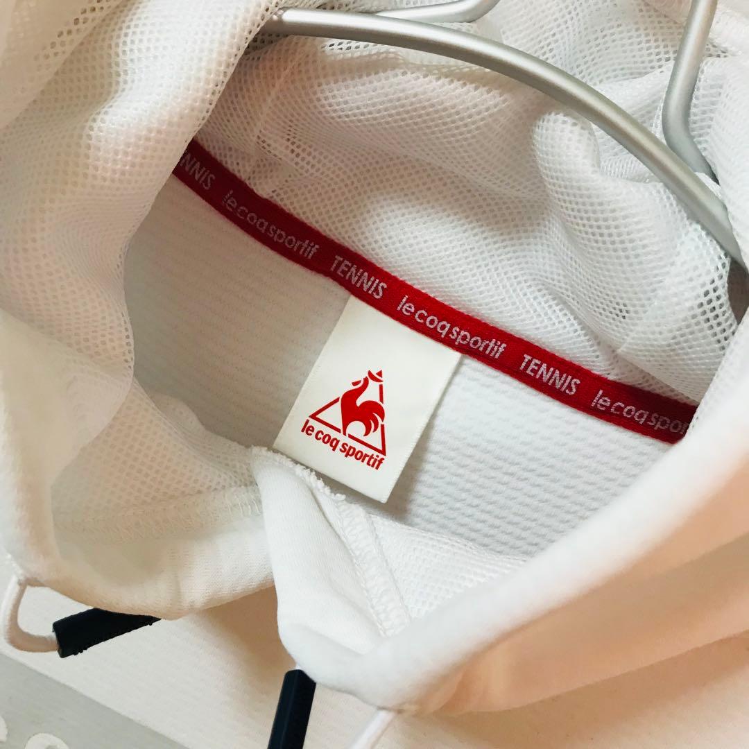 美品✳️lecoq sportif『ルコック スポルティフ テニスパーカー』白 M