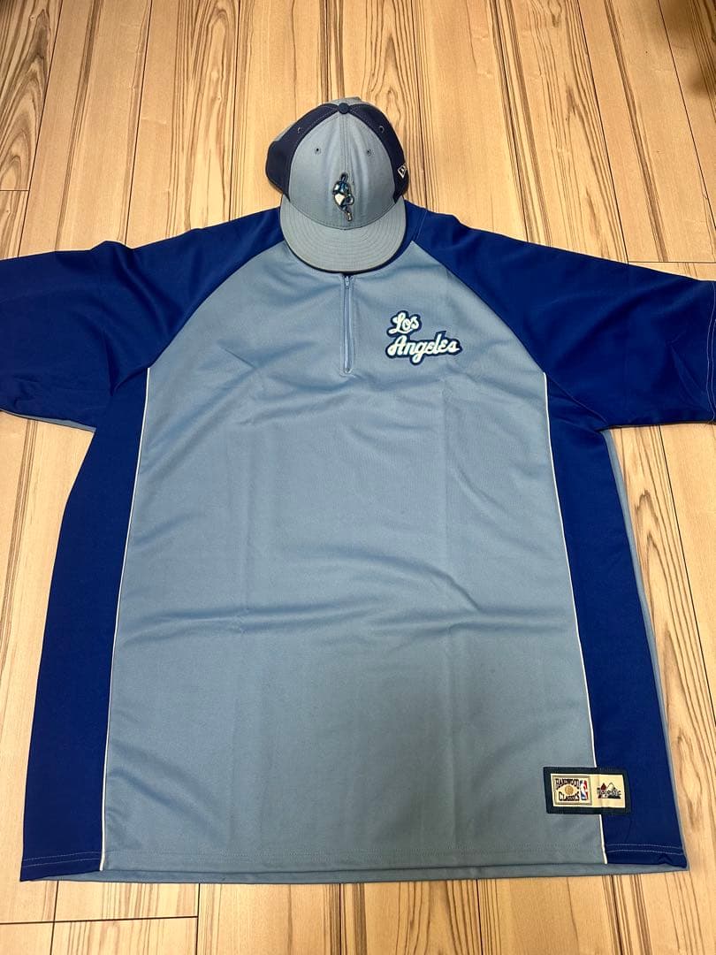 レイカーズ NBA ゲームシャツ 2XL ブルー ニューエラ キャップb-boy