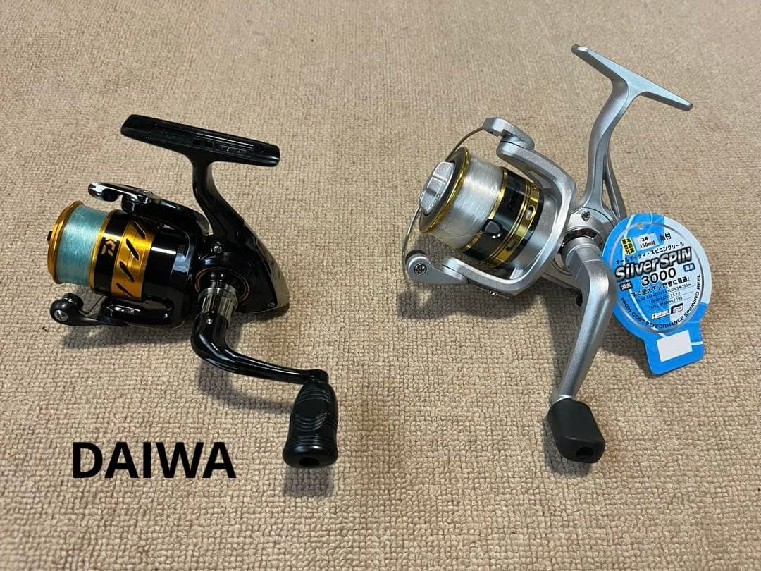 ダイワ ワールドスピン1500 と シルバースピン3000未使用品 まとめ売り