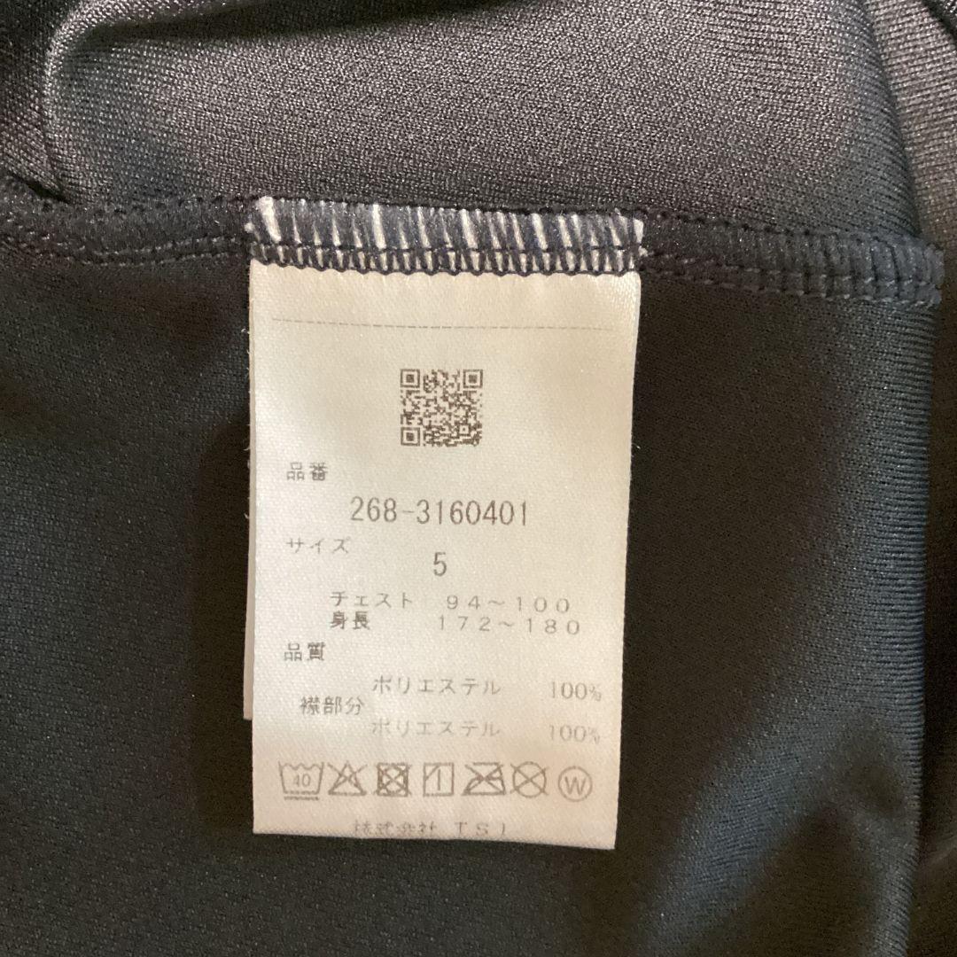 ネイビー ポロシャツ サイズ5 ロゴ入り
